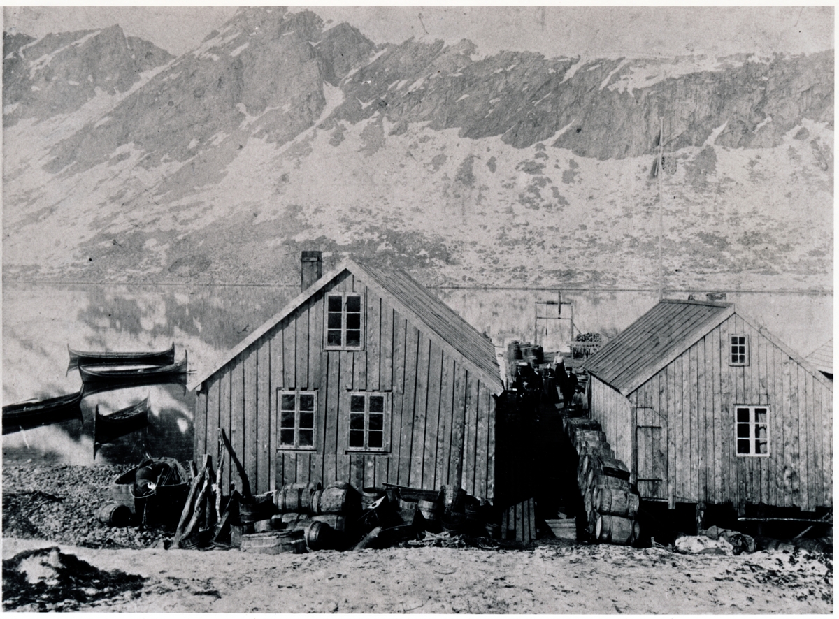 Brødr. Jensens fiskebruk. Gryllefjord. 1905.