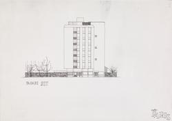 Paris. Norges hus [Fasadeoppriss]