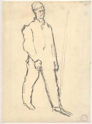 Feieren gående [Tegning]