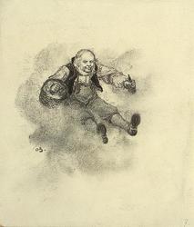 Illustrasjon til "Askeladden og de gode Hjælperne", i P. Chr