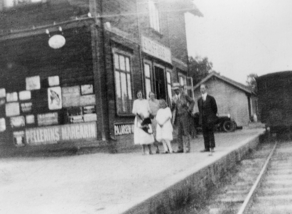 transport, tog, Eidsfoss 3095, jernbanestasjon, Tønsberg - Eidsfossbanen, menn, kvinner