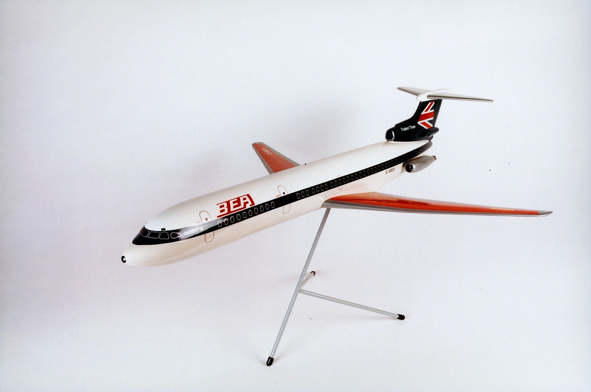 Postmuseet, gjenstander, fly, BEA, G-ABEA Jet, modell.
