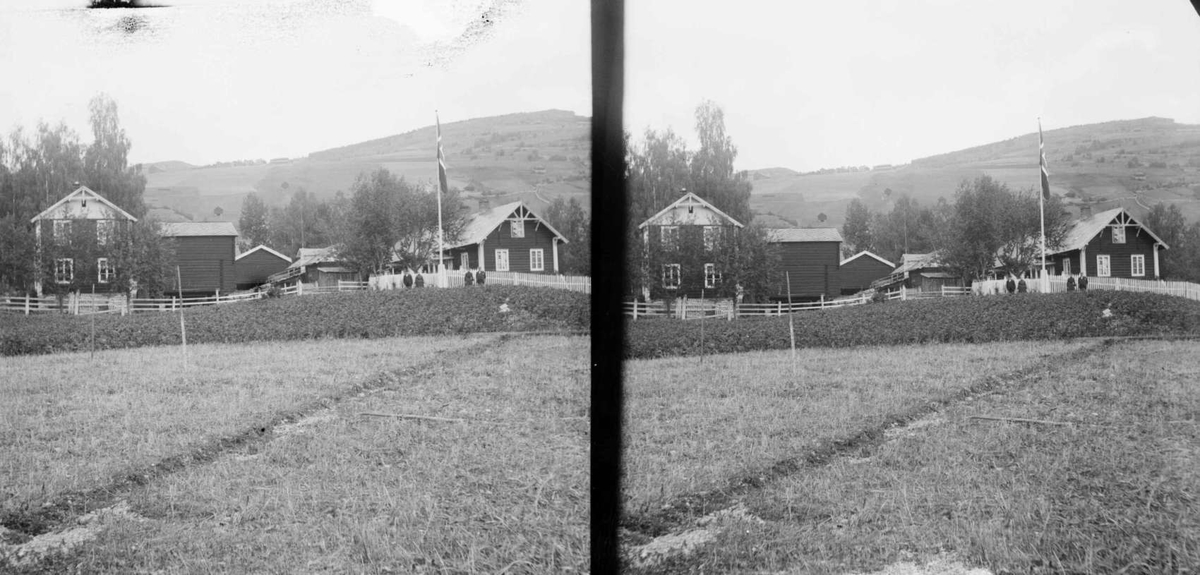 Nord-Fron,Vinstra, Tingstuggu og gården Brustuggun i Sødorp.