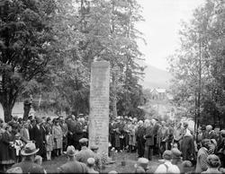Christian Bruns folkehøgskule i Follebu. Vonheim.
Bautastei