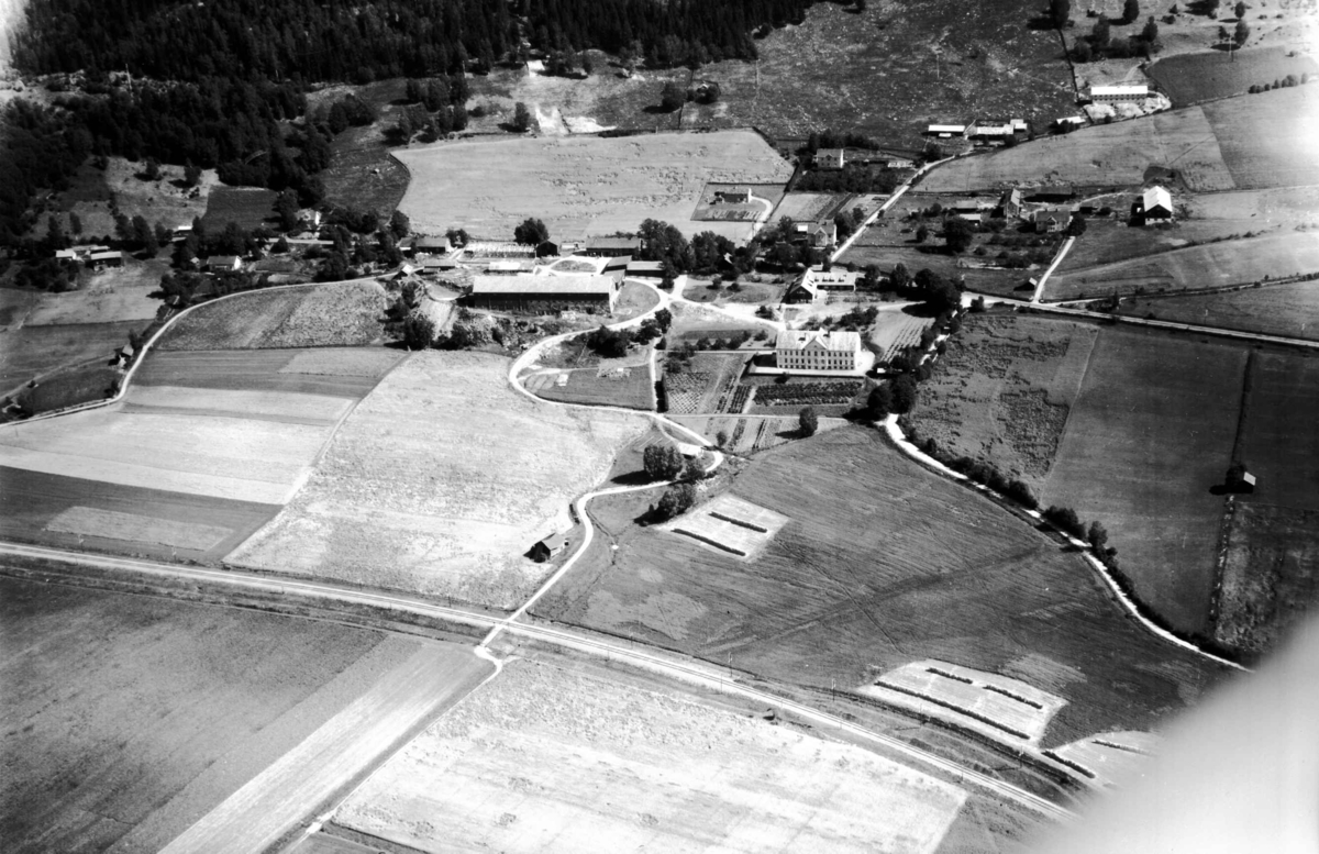 Flyfoto, Norde Ål, Storhove (tidl. Hove) landbruksskole