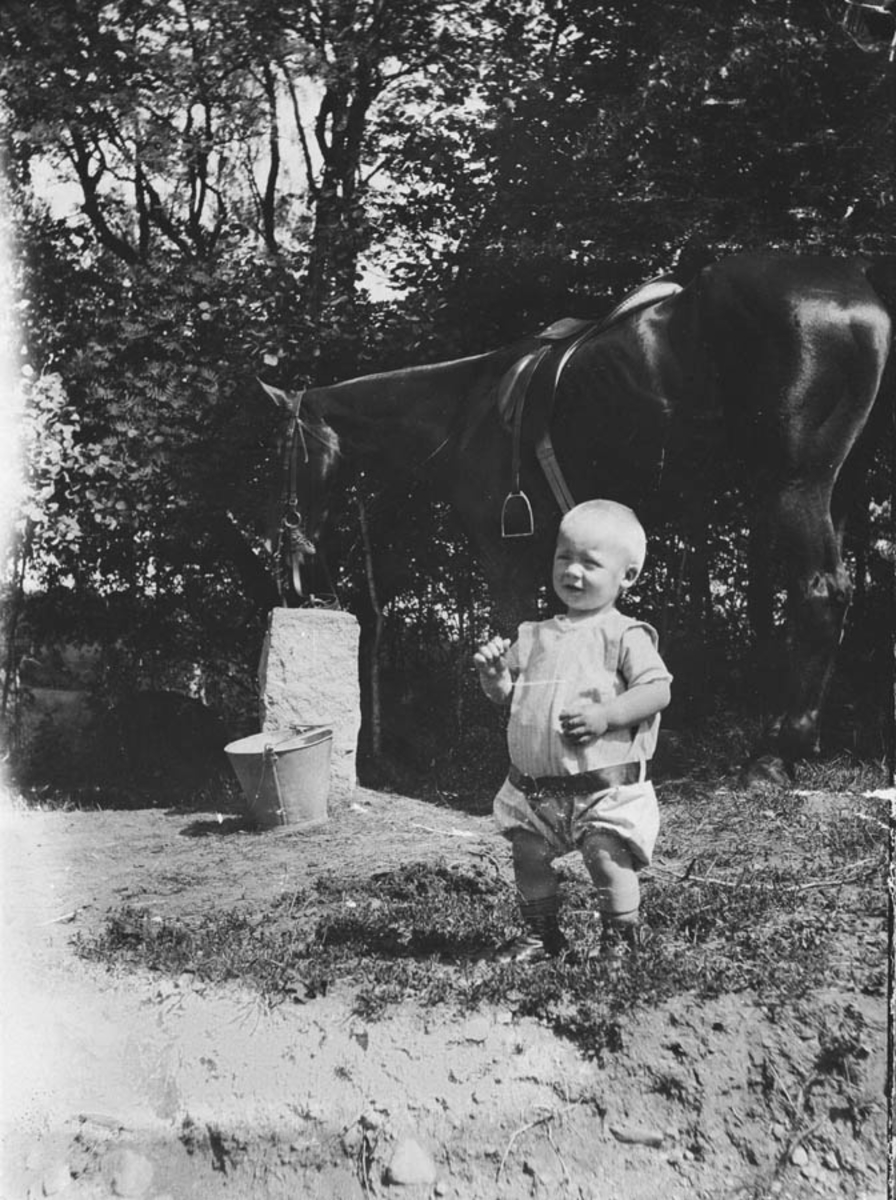 Bjørn Thorn Hemsen med hesten Lydia