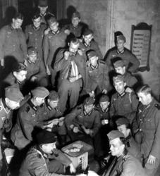 Tyske soldater innkvartert i Nationaltheatret,.1940-45