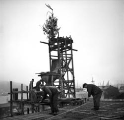Sjømennenes Hus under bygging,.oktober 1952