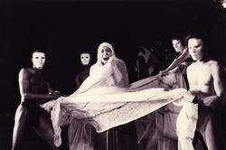 "Frøken Margarita, diktere en klasse", teaterforestilling på