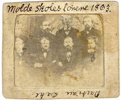 Molde skoles lærere i 1863.
