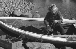 Dryna i Midsund..(ref: Drønnesund Notlags nothus på Fiskerim