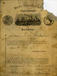 Fullmakt til å selge Amerikabiletter med den Hvite Stjerne..