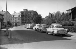 Tilbygg ved Nobel hotell..Nærmeste bil: T-31359 Hillman Minx