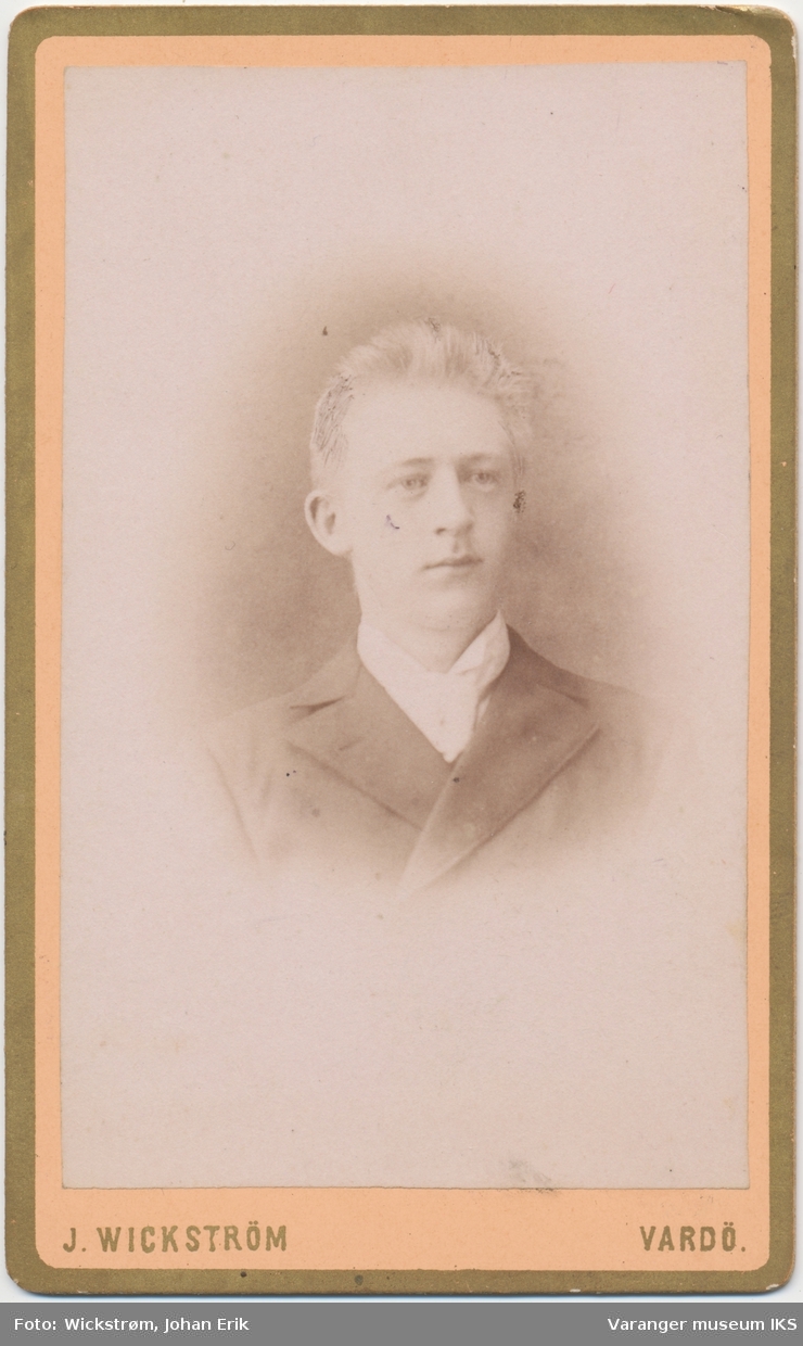 Portrett, Anton Emil Vinnan, ca. 1890-1895