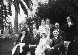 Fra bryllupsfeiringen i Nice for Klara og Christian W. Thams