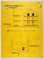 For Hrr. Skomagermst. T.Thoresen. Kirkegaden [Situasjonsplan