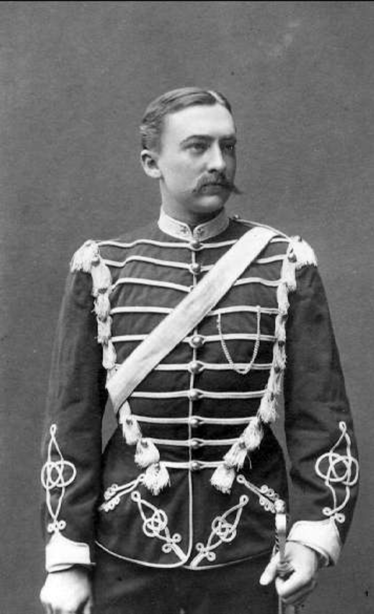Porträtt av underlöjtnant Gustaf Adolf Nyblaeus