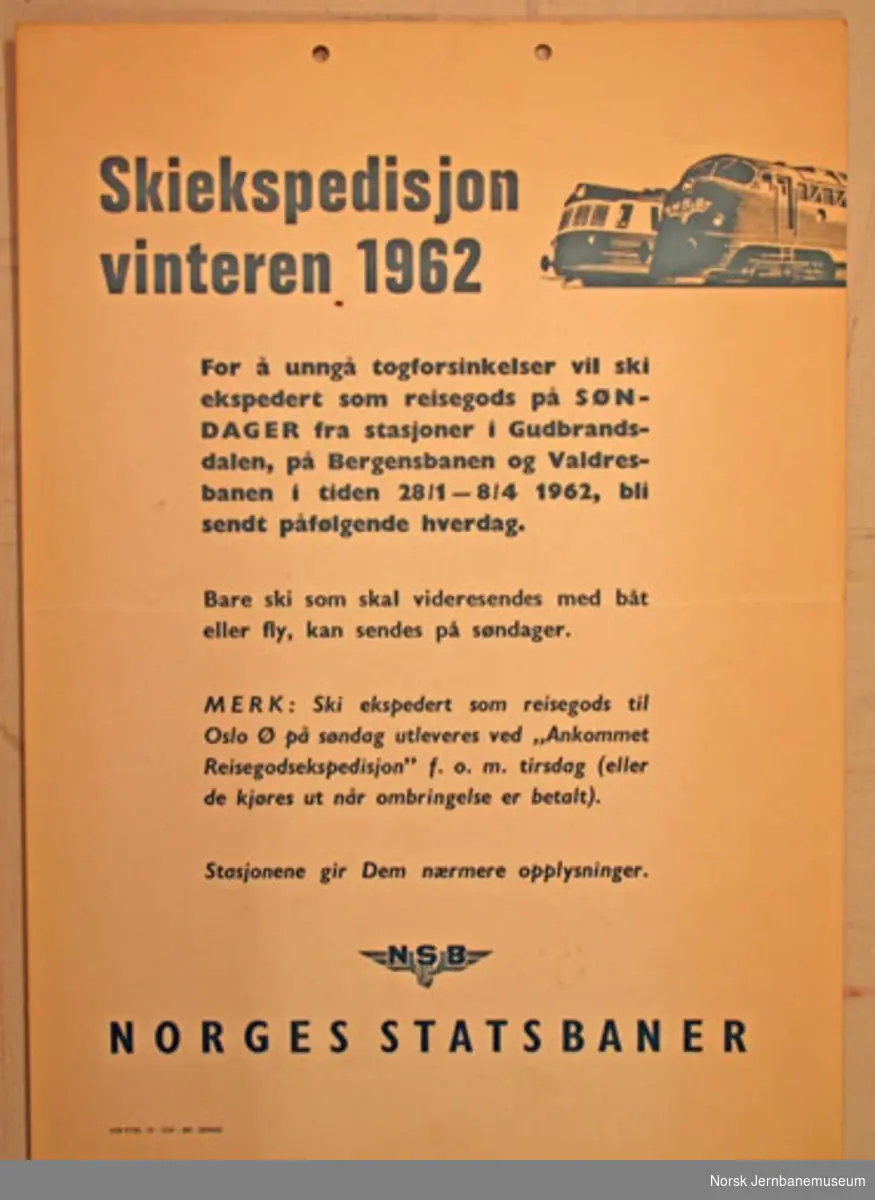 Oppslag : "Skiekspedisjon vinteren 1962"