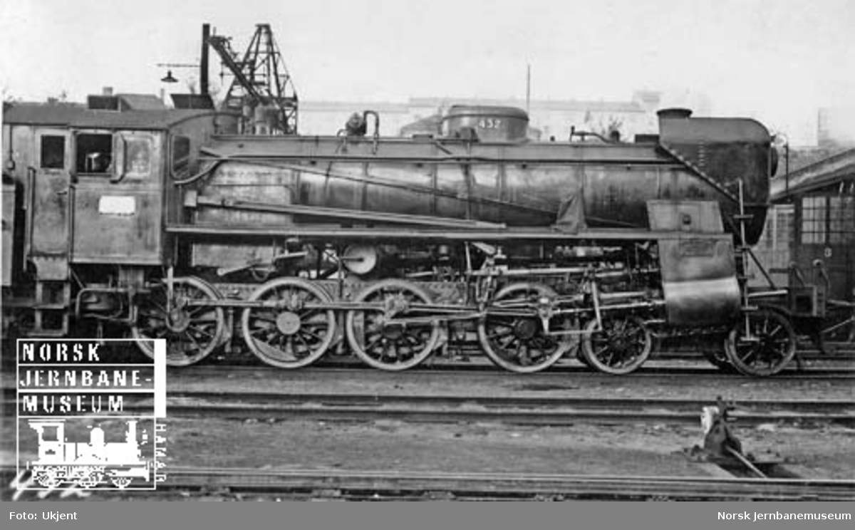 Damplokomotiv type 26c nr. 432 i Lodalen