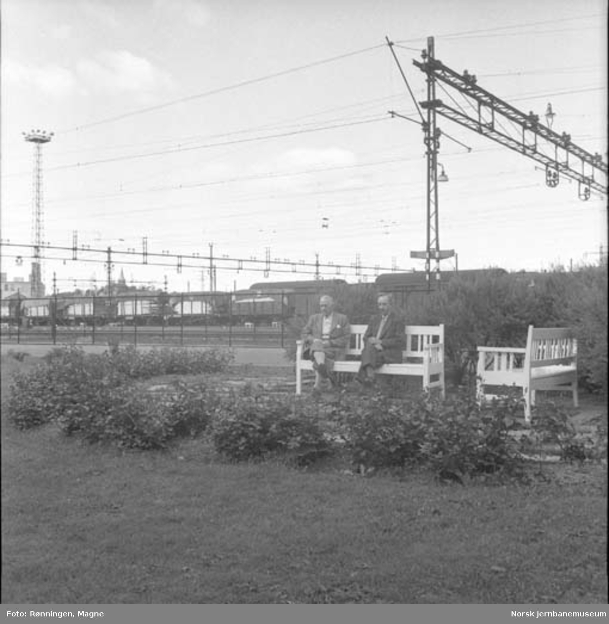 Hageanlegget på Alnabru stasjon