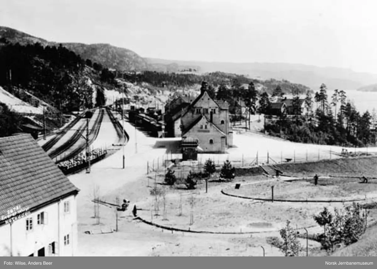 Notodden stasjon Norsk Jernbanemuseum / DigitaltMuseum
