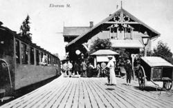 Persontog på Elverum gamle stasjon