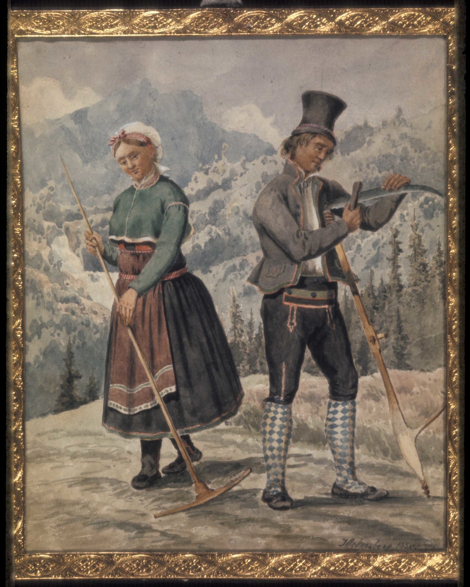 Drakter fra Hjartdal i Telemark.