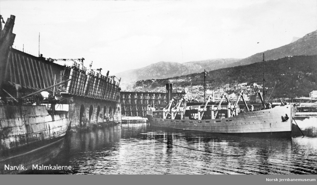 LKABs anlegg i Narvik : malmkaiene