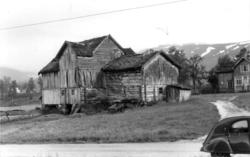 Fjøs. Takelvdal, Målselv i Troms, 1958.