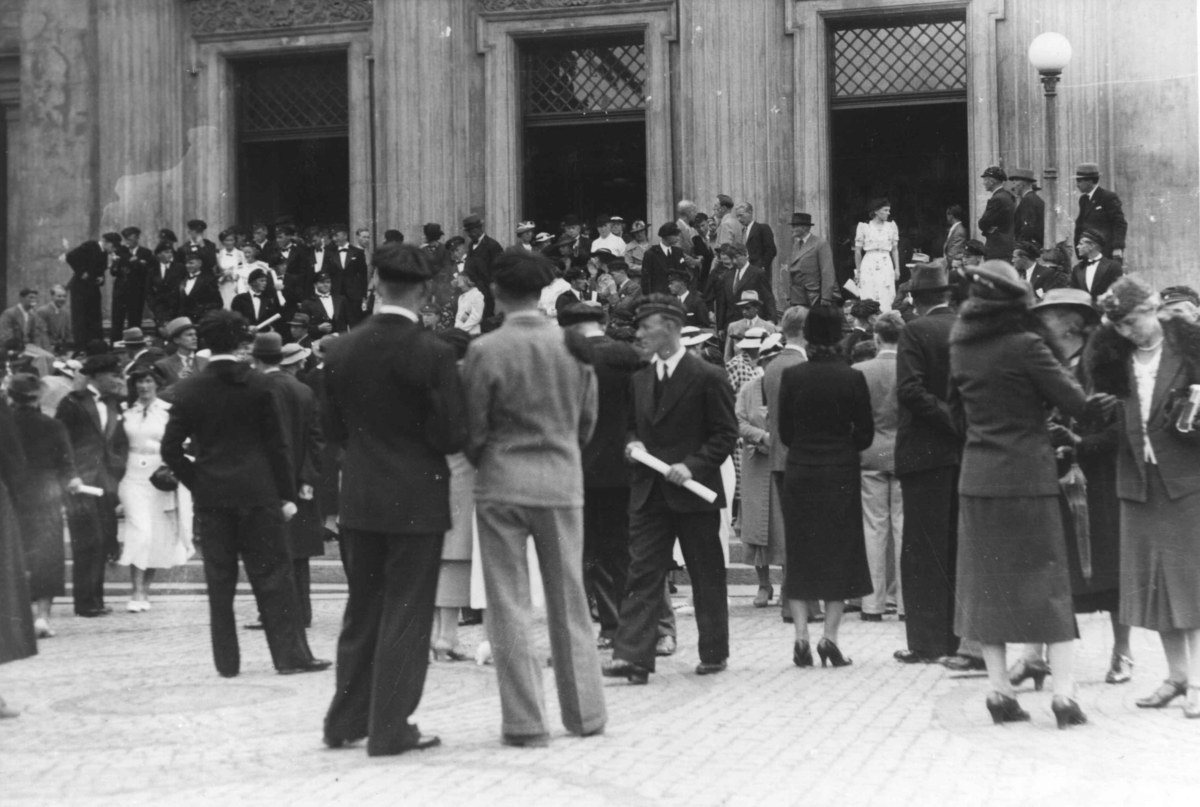 Immatrikulering av studenter ved Universitetet i Oslo før 1940.