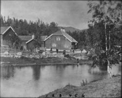 Vertshuset Bærums Verk, Bærum, Akershus antatt 1874. Gårdstu