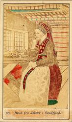 68. Brud fra Jølster i Søndfjord.