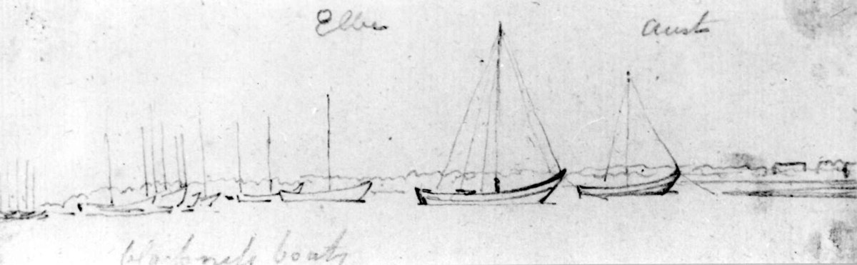 Elben
Fra skissealbum av John W. Edy, "Drawings Norway 1800".