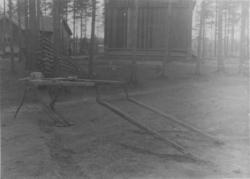 Gaffelplog, ukjent sted. Ard for pløying ved bråtebruk (svie