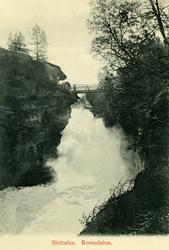 Postkort. Hilsen. Fotografisk motiv. Svart/hvitt. Motiv fra 