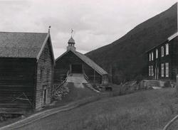 Gårdstun med hovedbygning fra 1820, Dettlia, Lønset, Oppdal,