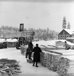 Nord-Odal, Hedmark, 01.12.1964. Industi, sagbruk.