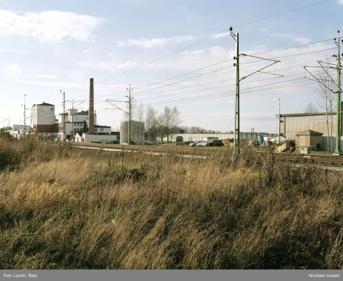 Töreboda,  industrispår, industri, Järnväg. år 2000