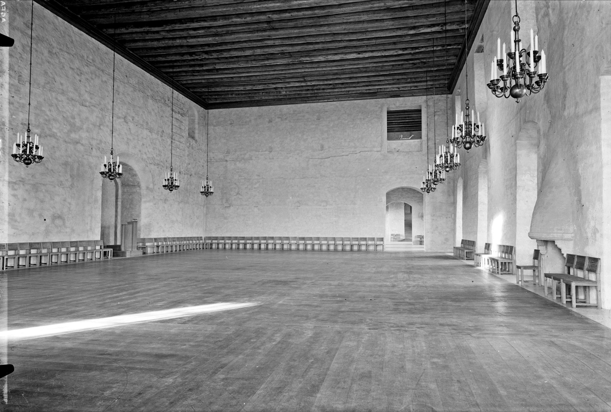 Rikssalen i Uppsala slott, Uppsala 1935