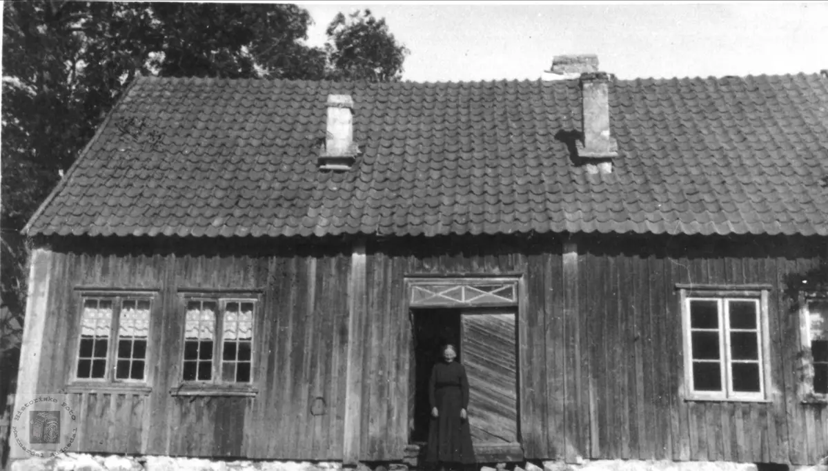 Gammelt hus på Berget/ Monen, Laudal.
