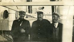 2. st. mann, maskinmester og 3. st. mann ombord M/S 'George 