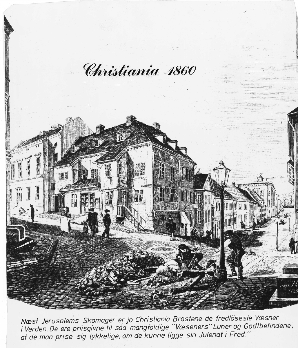 Nedlegging av kabel Christiania 1860