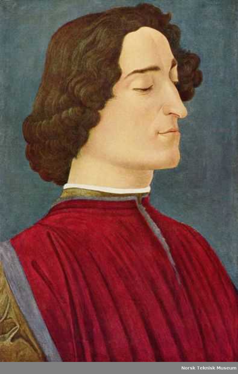 Boticelli: Giuliano de Medici - malt i 1479 - original i Gemäldegalerie i Berlin