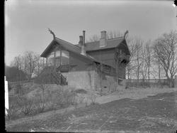 Jens Wangs villa, exteriør
