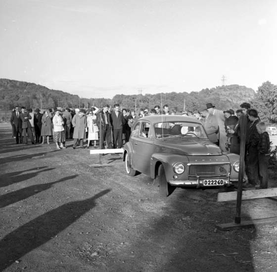 Laila Broström vinner  motortävling 1959