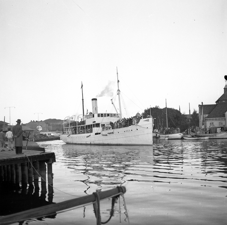 Passagerarbåten Oslo på besök