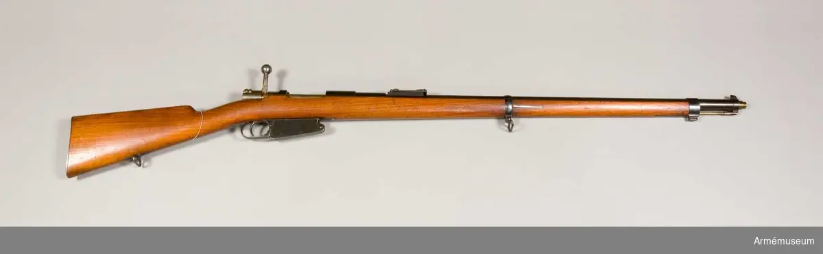Gevär m/1889 Mauser konstruktion. Belgien.
Grupp E II.