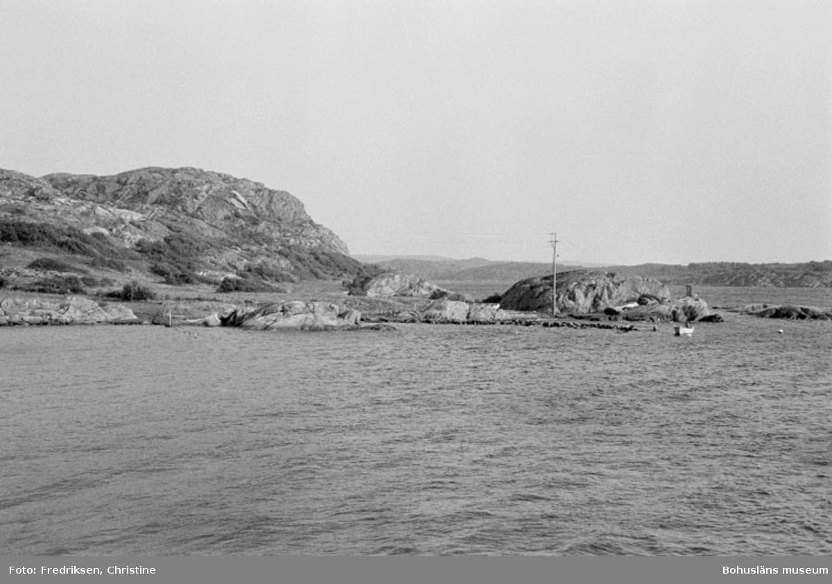 Motivbeskrivning: "Widholms industri AB Brevik. Strax hitom stenbryggan byggdes kring sekelskiftet fiskebåtar (båtbyggeriet drevs av August Samuelsson, Bö)."
Datum: 19800908