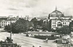 Oslo. Nationalteatret fra Abelhaugen.