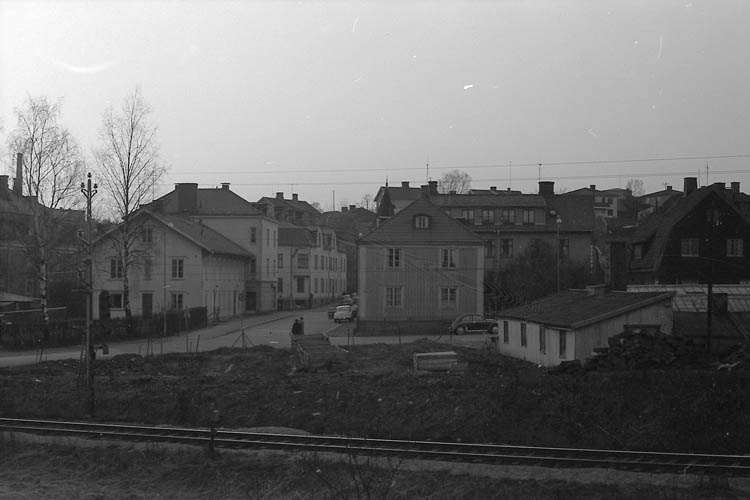 Elsebergsgatan, Uddevalla, med gamla BB till vänster